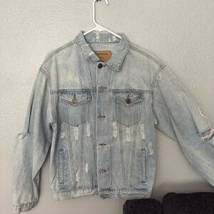 Distressed Denim Jacket
